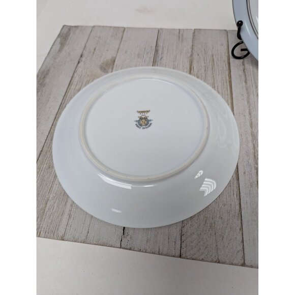 Set Of 4 Noritake Bluebell Salad Luncheon Plates 5558 Fine China - Picture 6 of 10